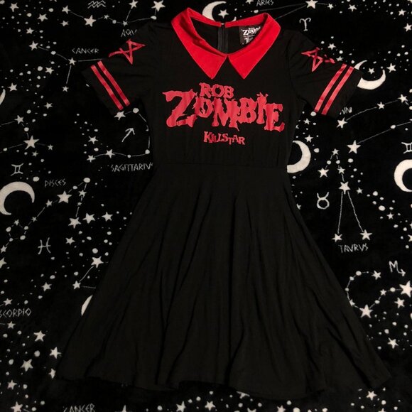 Killstar Dead City Skater Dress - Picture 8 of 9